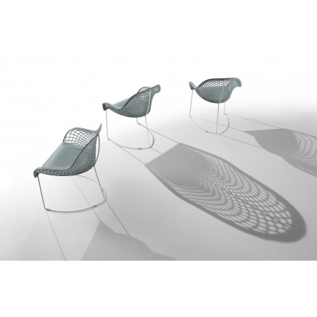 Hide chair with armrests - Guapa P
