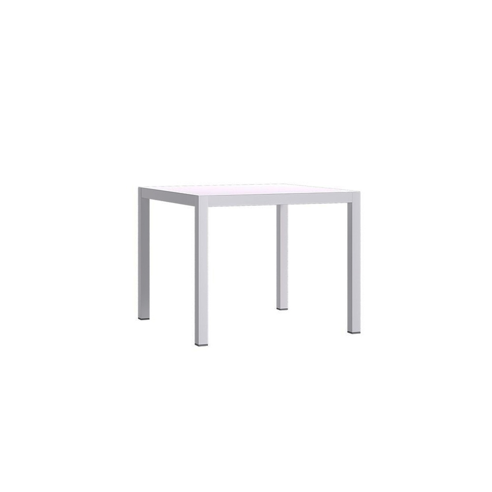Outdoor dining table square in aluminium - Flair