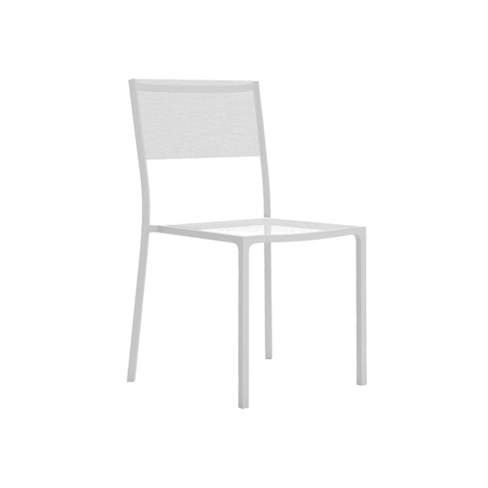Outdoor stackable chair in aluminium - Sunny