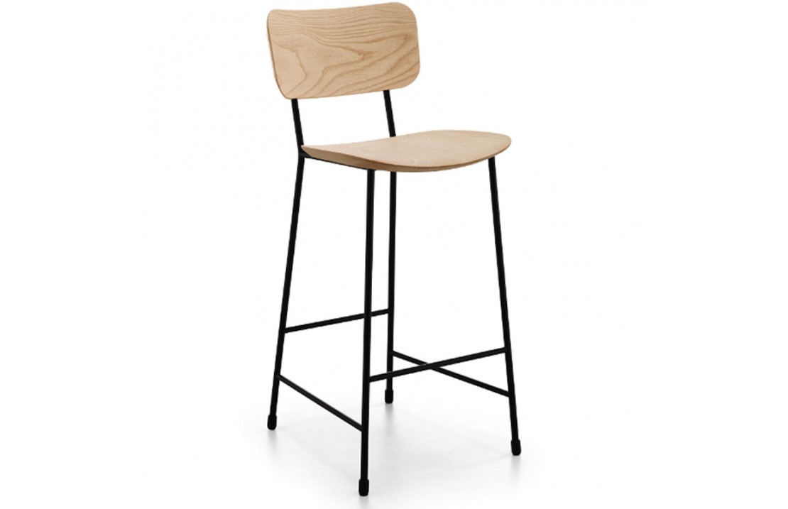 Wood stool H.65/75 cm - Master