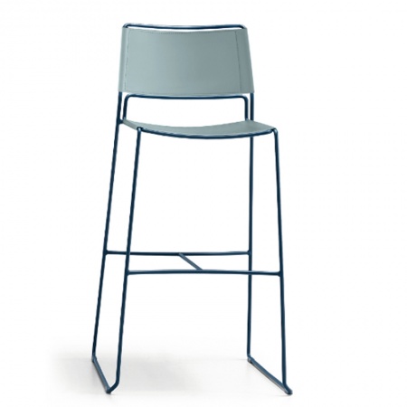 Leather stool H66/H76 - Slim