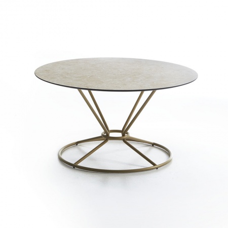 Gravity coffee table with aluminium or laminate top