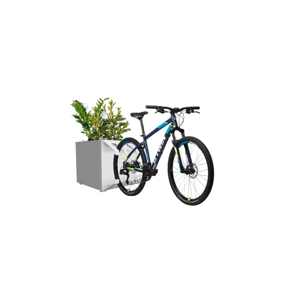 Planter with bicycle rack - Cubo