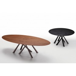 Round/oval wooden table - Forest