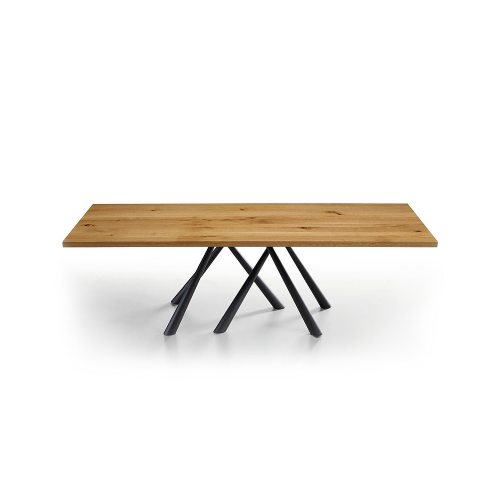 Rectangular table with solid wood top - Forest