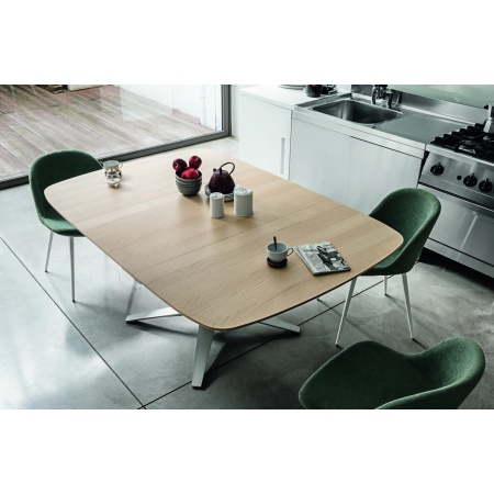 Oval or round extensible table - Link