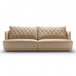 Grace sofa in fabric or leather