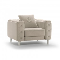 Armchair in fabric or leather - Belmondo