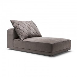 Gary chaise lounge in fabric