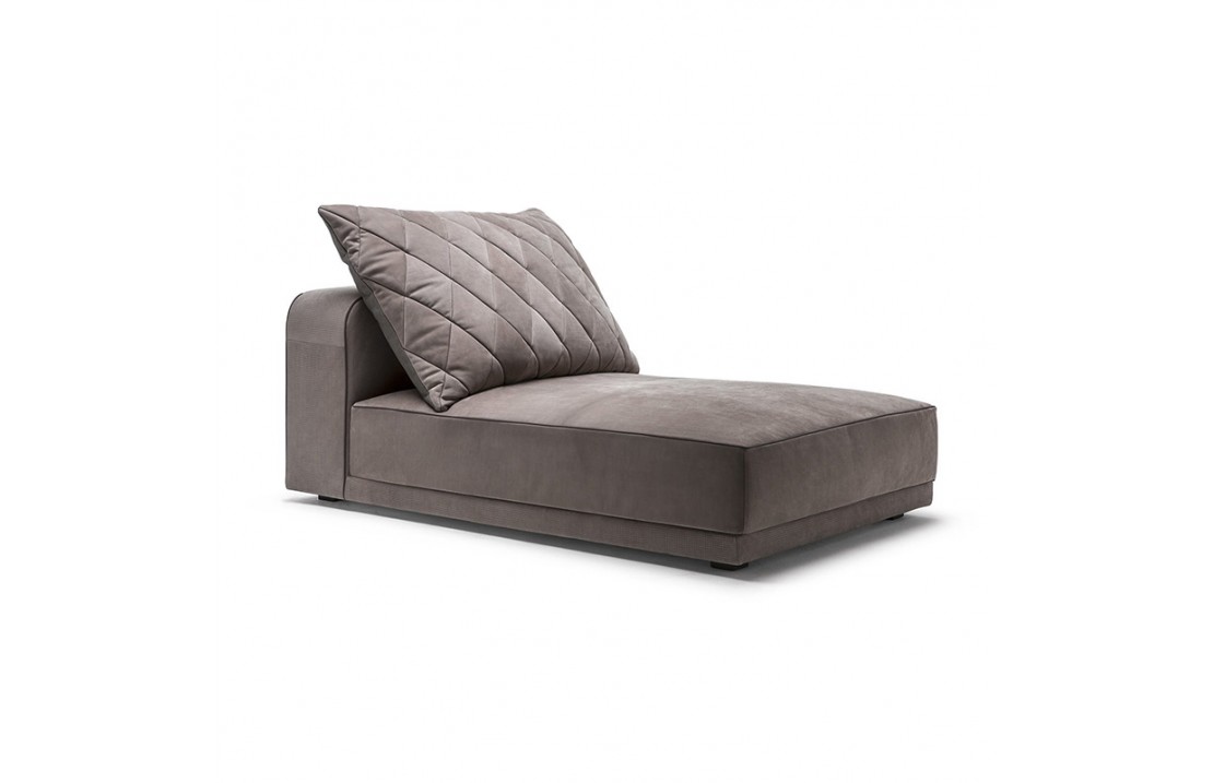Gary chaise lounge in fabric