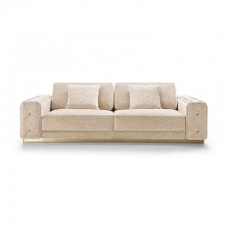 Tracy sofa in fabric or leather