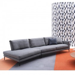 Modular sofa in fabric or leather - Vega