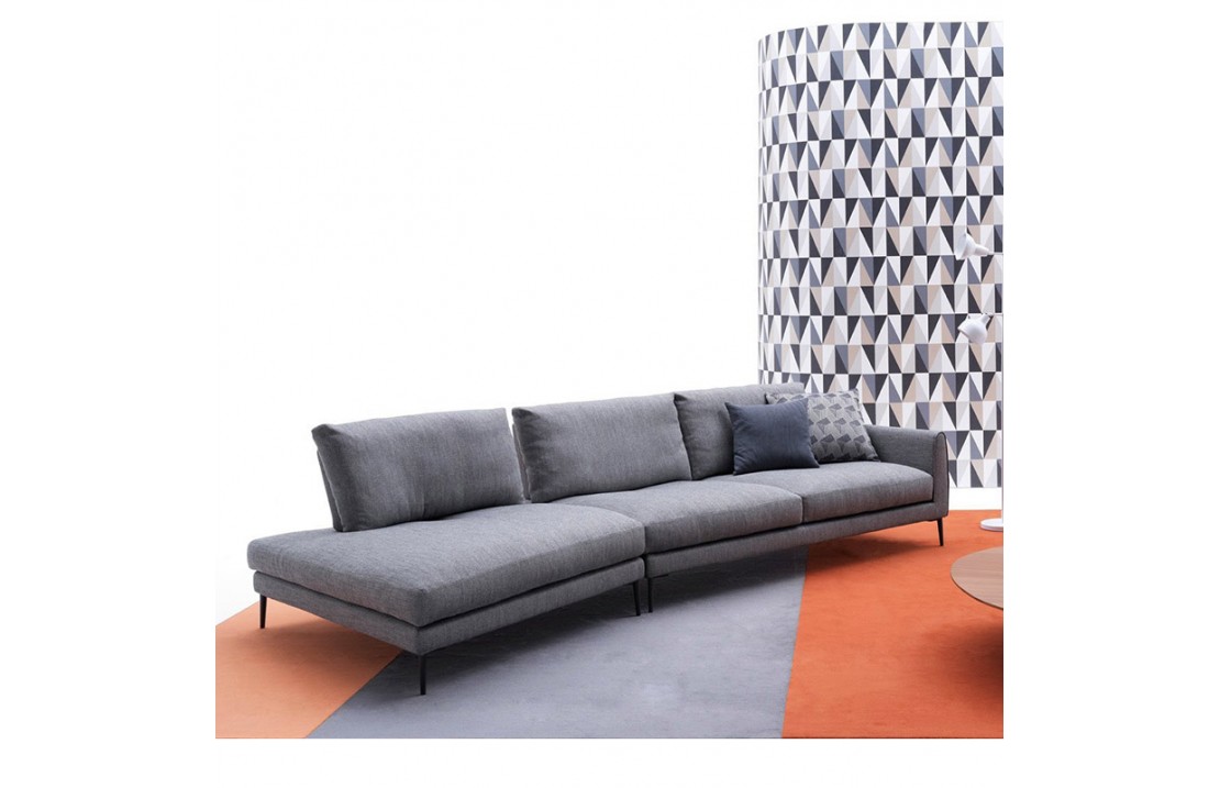 Modular sofa in fabric or leather - Vega