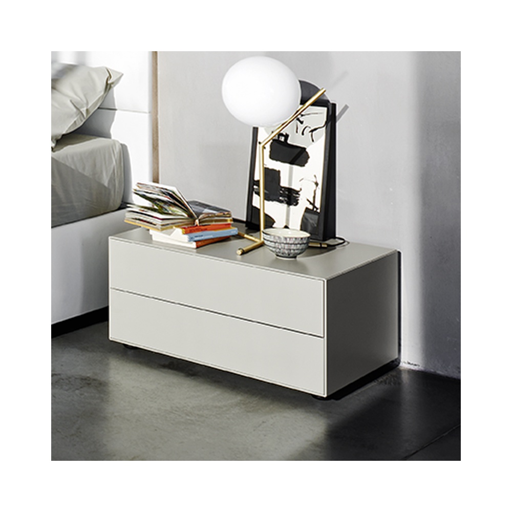 Bedside table Sangiacomo with 2 drawers - Ecletto