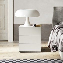 Bedside table with 3 drawers - Ecletto