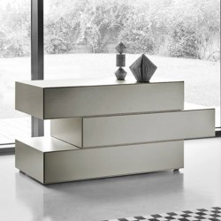 Chest of Drawers with 3 asymmetrics drawers - Ecletto