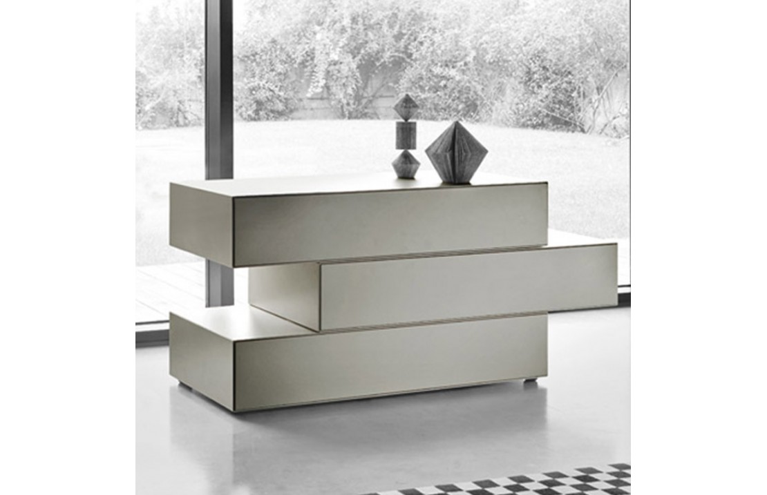 Chest of Drawers with 3 asymmetrics drawers - Ecletto