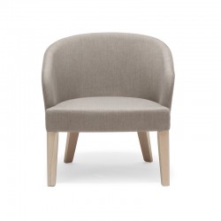 Padded armchair in fabric - Doris