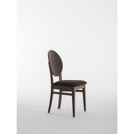 Wooden chair with padded seat - Woody