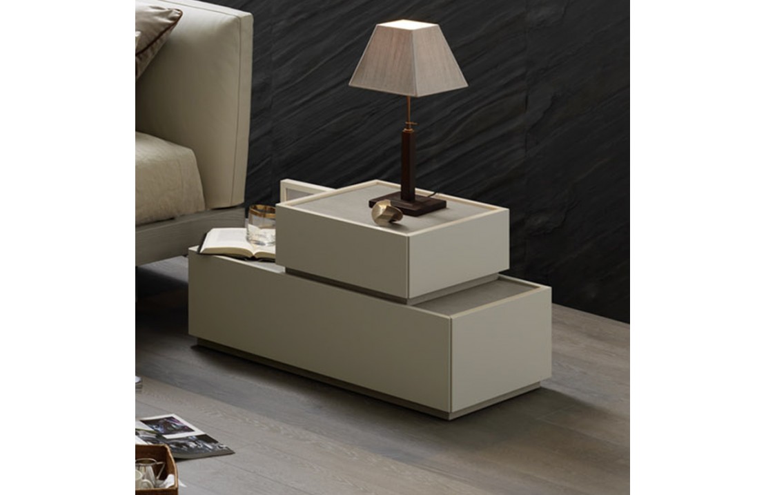 Bedside table with 2 drawers - Cidori