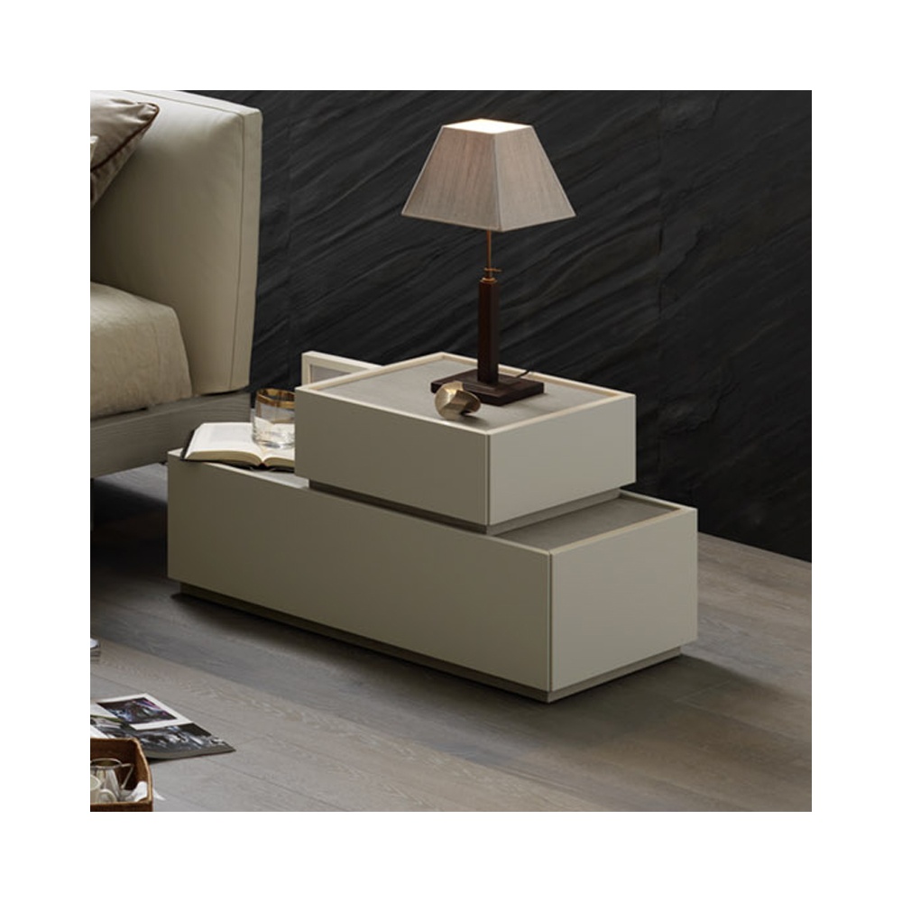 Bedside table with 2 drawers - Cidori
