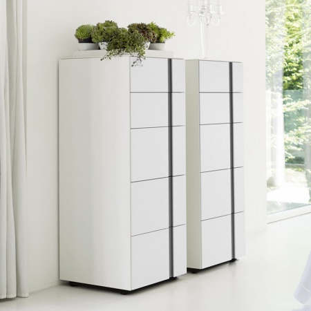 Chest of drawers with 5 drawers - Abaco