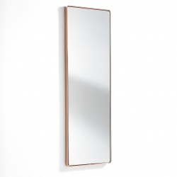 Mirror with copper frame