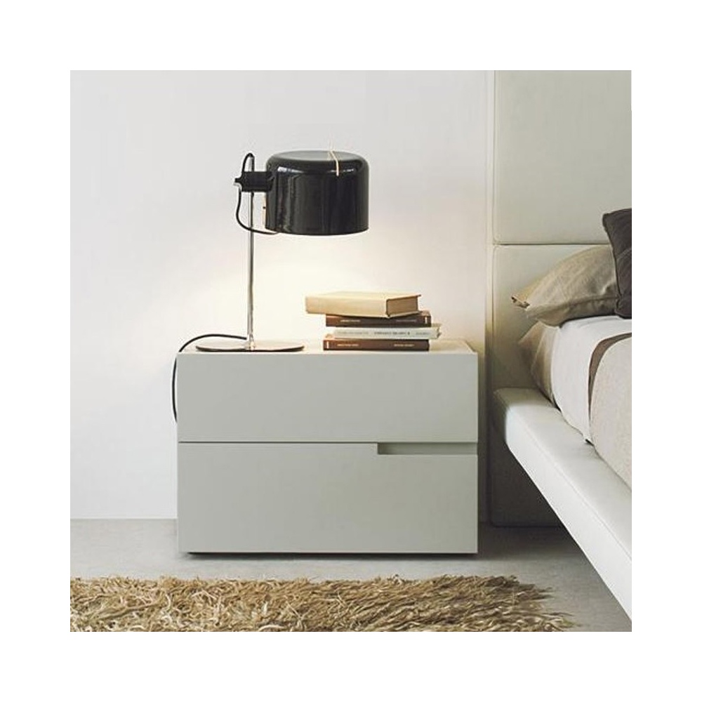 Bedside table with 2 drawers - Breccia