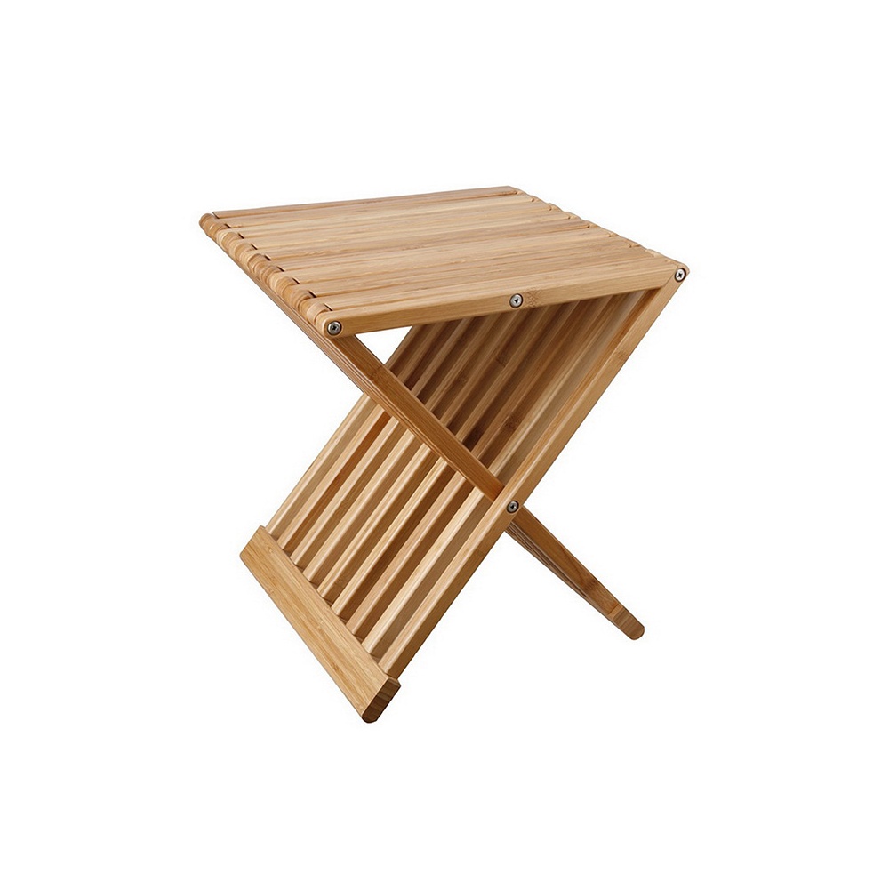 Folding stool in bamboo - Bathrooms accessories - ISA Project