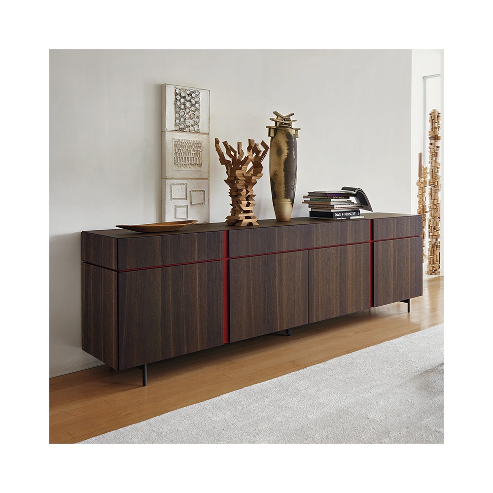 Sideboard with symmetrically drawers and doors - Abaco
