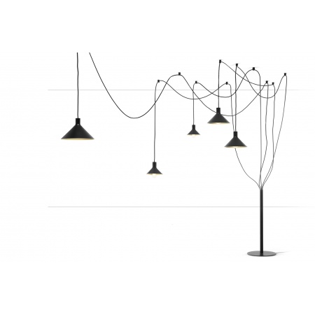 Floor lamp in metal -Cerberina