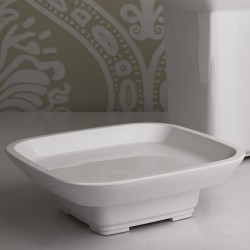 Soap Holder with Ceramic Tray - Gotica