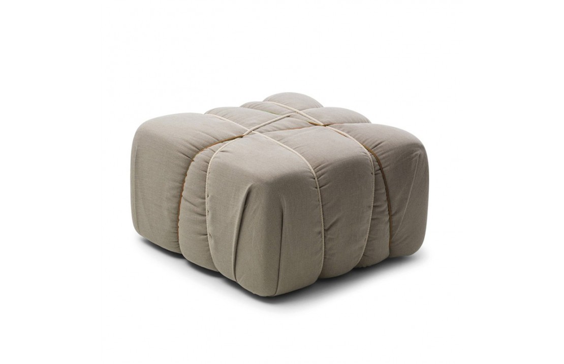 Padded pouf in fabric - Che Pakko