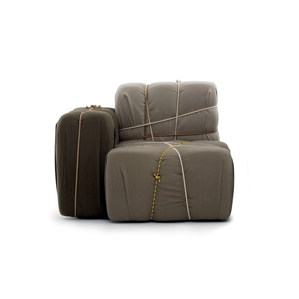 Padded fabric armchair - ControPakko