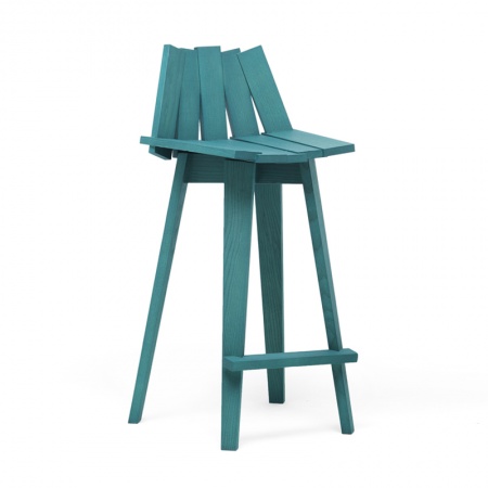 Solid ash wood stool - Frank