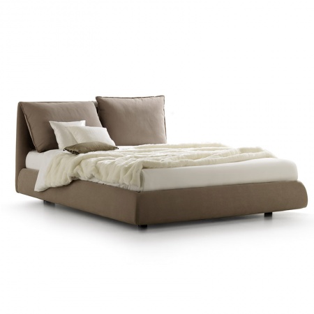 Padded bed with reclining headboard - Cherie