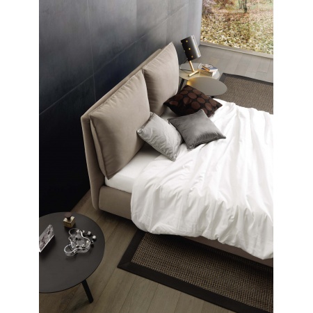 Padded bed with reclining headboard - Cherie