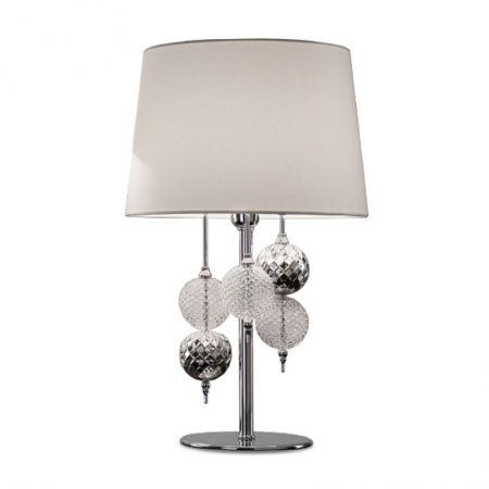 Small table lamp with glass pendant - Regolo