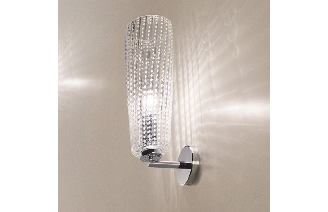Wall lamp with glass lampshade - Perle