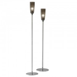 Floor lamp with glass lampshade - Perle