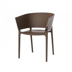 Africa polyamide chair with armrests