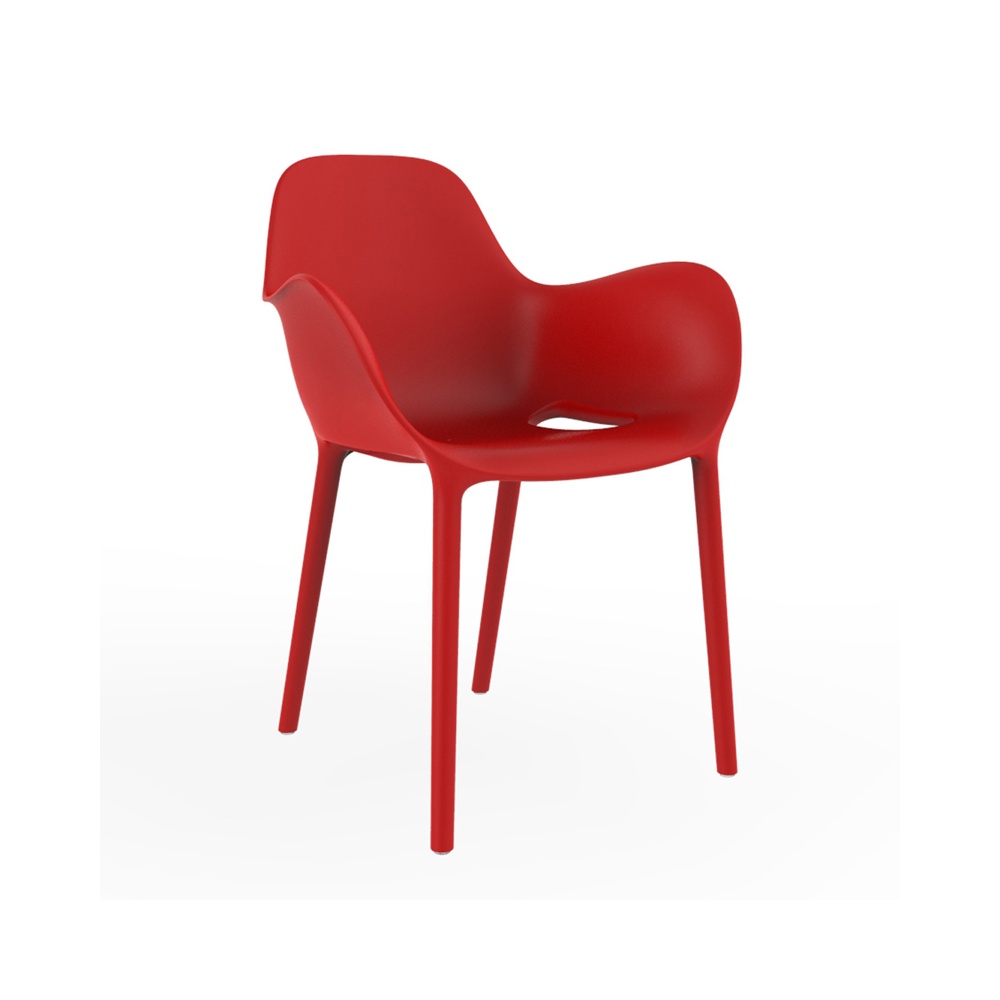 Sabinas polypropylene chair with armrests