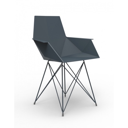 Outdoor chair in polypropylene and stainless steel - Faz