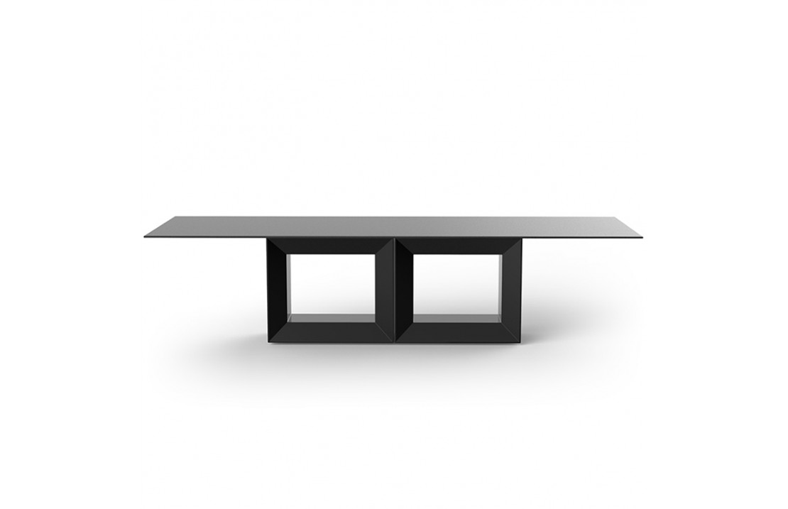 Tavolo da esterno piano in Hpl - Vela XL