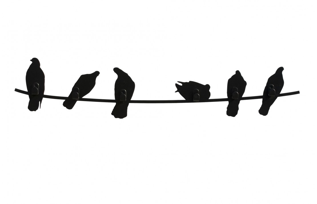Attaccapanni metallo - Birds on Wire