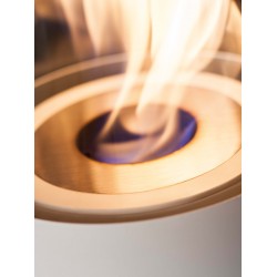 Recessed burner in steel - Circular
