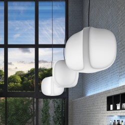 Four indoor/outdoor suspended lamp