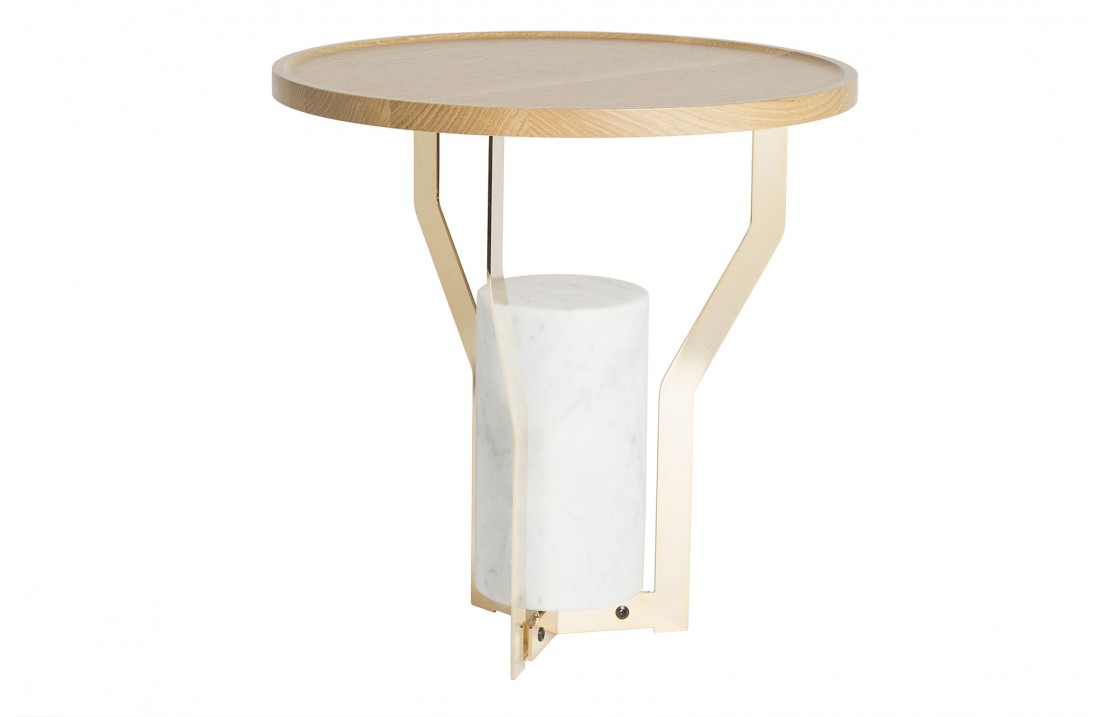 Melanges tavolino con base in marmo