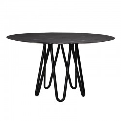 Round marble top table - Meduse