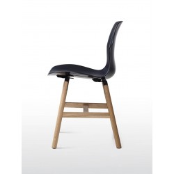 Stereo Wood chair in polypropylene